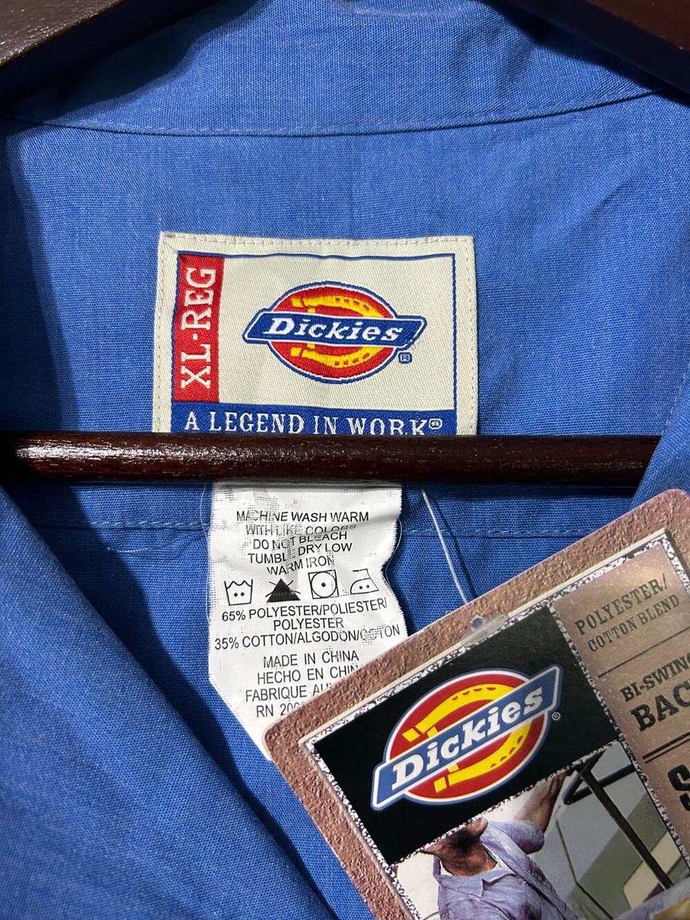 Dickies Mens XL Regular Blue Coveralls NWT Poly Cotton Workwear Jumpsuit